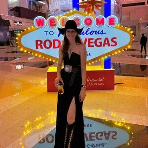 Split leg strapless jumpsuit